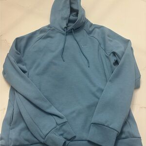 Nike Men's Light Blue ( ageon storm) primary Hoodie dri-fit - size medium